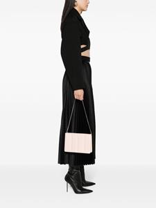Alexander McQueen Slash leather shoulder bag - Roze