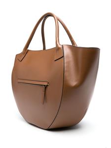 Wandler Mia Shopper leather tote bag - Bruin