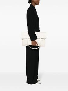 Maeden Yumi leather tote bag - Beige