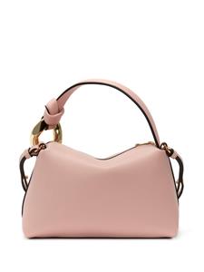 JW Anderson small Corner leather tote bag - Roze