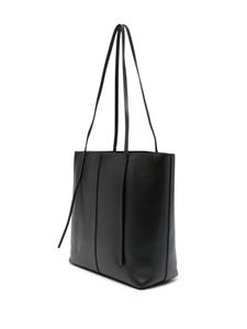 By Malene Birger Abilso leather tote bag - Zwart