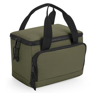 Bagbase Kleine koeltas/lunch tas model Compact - 24 x 17 x 17 cm - 2 vakken - military groen -