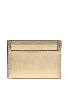Mulberry metallic-effect leather cardholder - Goud