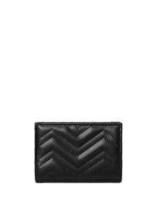 Gucci GG Marmont leather wallet - Zwart