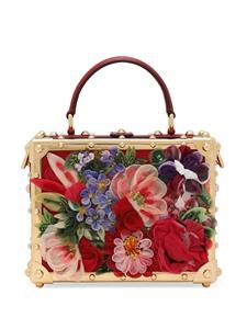 Dolce & Gabbana Dolce Box shopper met bloemapplicatie - Rood