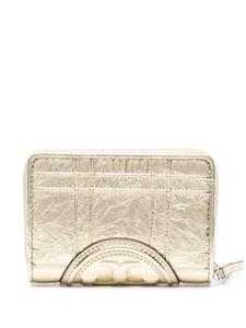 Tory Burch Double T-appliqué wallet - Goud