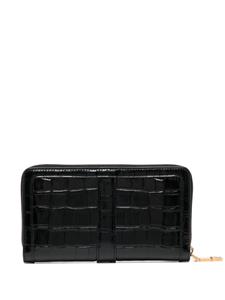 Versace Greca Goddess leather wallet - Zwart
