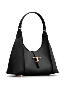 Tod's T Timeless leren shopper - Zwart