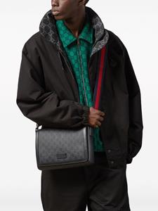 Gucci Ophidia GG Supreme leather shoulder bag - Zwart