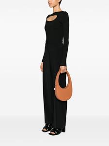 Coperni Swipe leather shoulder bag - Bruin