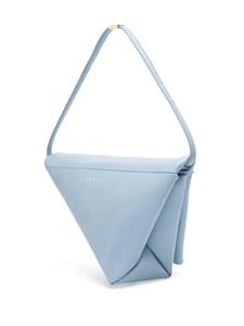 Marni Prisma leather triangle bag - Blauw