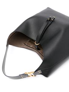 Chloé Marcie leather shoulder bag - Zwart