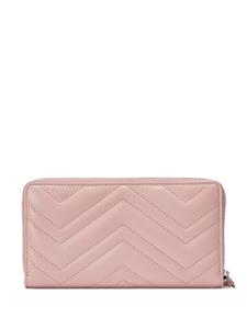 Gucci GG Marmont leather wallet - Roze