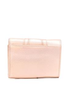 See by Chloé Hana logo-debossed leather wallet - Roze
