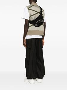 Adidas logo-embroidered belt bag - Zwart
