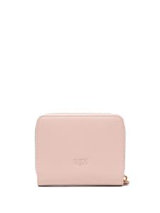 PINKO Love Birds leather wallet - Roze