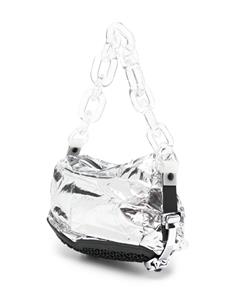 Innerraum mirrored faux-leather shoulder bag - Zilver