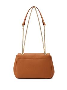 Strathberry East/West leather shoulder bag - Bruin