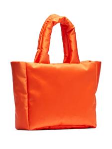Nº21 Puffy satin tote bag - Oranje