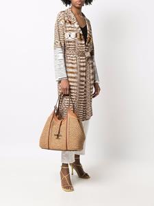 Tod's Timeless raffia shopper - Beige