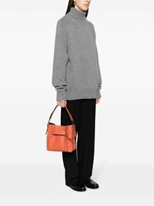Longchamp Leren bucket-tas - Oranje