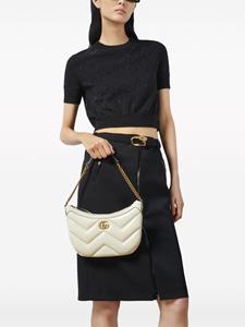 Gucci small GG Marmont shoulder bag - Wit