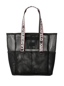 Karl Lagerfeld K/Essential mesh shopper - Zwart