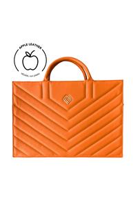 Trashious Damen vegan Businessbag Apfel Leder Orange