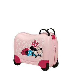 Samsonite Kinderkoffer "Dream2Go Ride-on Trolley, Disney Minnie Glitter", 4 Rollen, zum sitzen und ziehen
