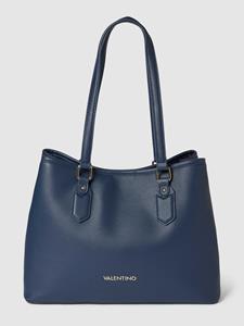 VALENTINO BAGS Shopper in marineblauw met labeldetail, model 'BRIXTON'