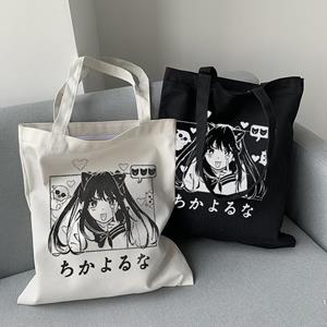 Aidegou20 Japanse Anime kawaii y2k canvas tas leuke vrouwen tas cartoon Ulzzang grote capaciteit Harajuku schoudertassen ins vrouwen shopper tassen