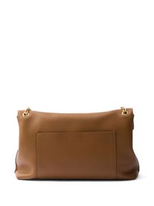 Prada large leather shoulder bag - Bruin