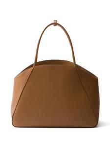 Prada large leather tote bag - Bruin