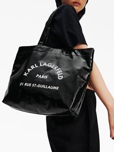 Karl Lagerfeld Shopper met logoprint - Zwart