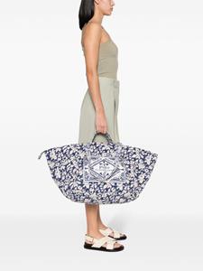 Polo Ralph Lauren Gewatteerde shopper met bloemenprint - Blauw