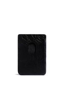 Balenciaga Crush quilted leather card holder - Zwart