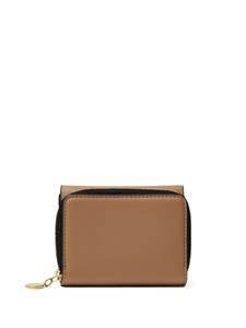 Stella McCartney Portemonnee met logoplakkaat - Beige