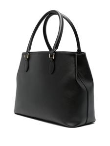 TWINSET Oval T faux-leather tote bag - Zwart