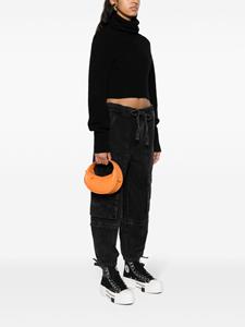 Hogan mini H-plaque leather bag - Oranje
