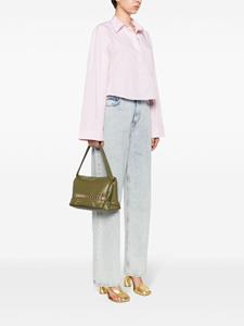 Victoria Beckham Puffy Chain leather tote bag - Groen