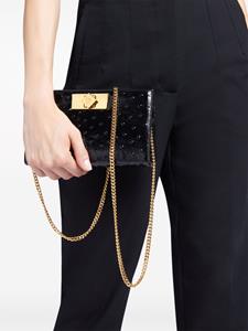 Giuseppe Zanotti Annhita leren clutch - Zwart