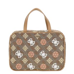 GUESS Travel Case Brown Multi