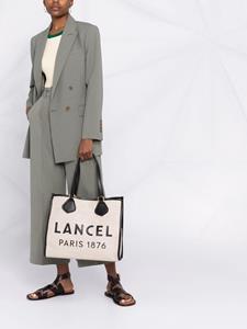 Lancel Shopper met logoprint - Beige