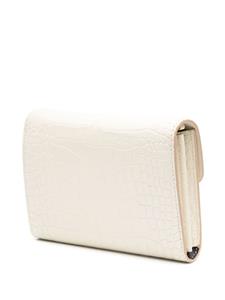 TOM FORD mini Whitney leather clutch bag - Beige