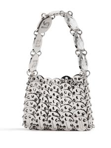 Rabanne Disc embellished shoulder bag - Zilver