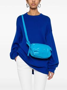 Jil Sander leather shoulder bag - Blauw