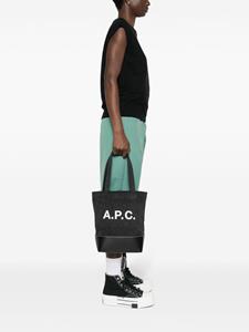 A.P.C. small Axel tote bag - Zwart