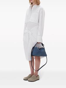 JW Anderson JWA Corner suede tote bag - Blauw