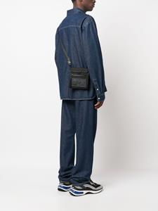 Versace Jeans Couture Messengertas met logopatch - Zwart