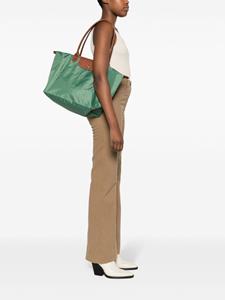 Longchamp Le Pliage grote shopper - Groen